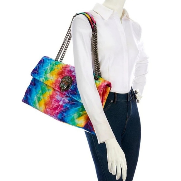 Kurt Geiger Handbags - Kurt Leiger London Rainbow Tye Dye XXL Shoulder Bag